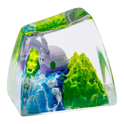 Goomy resin artisan keycap