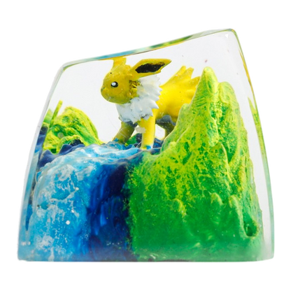 Jolteon Meadow Falls resin artisan keycap