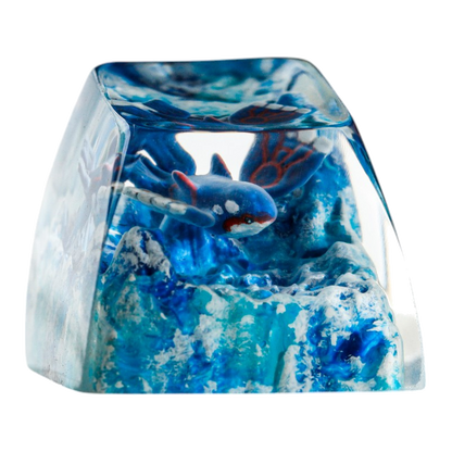 Kyogre resin artisan keycap