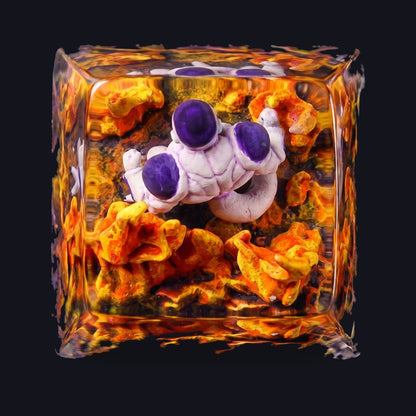 Frieza Resin Keycap — top view