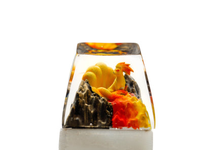 Ninetales resin artisan keycap