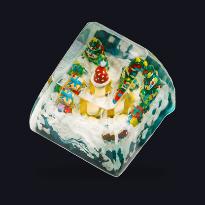 Christmas #2 Resin Keycap — studio square