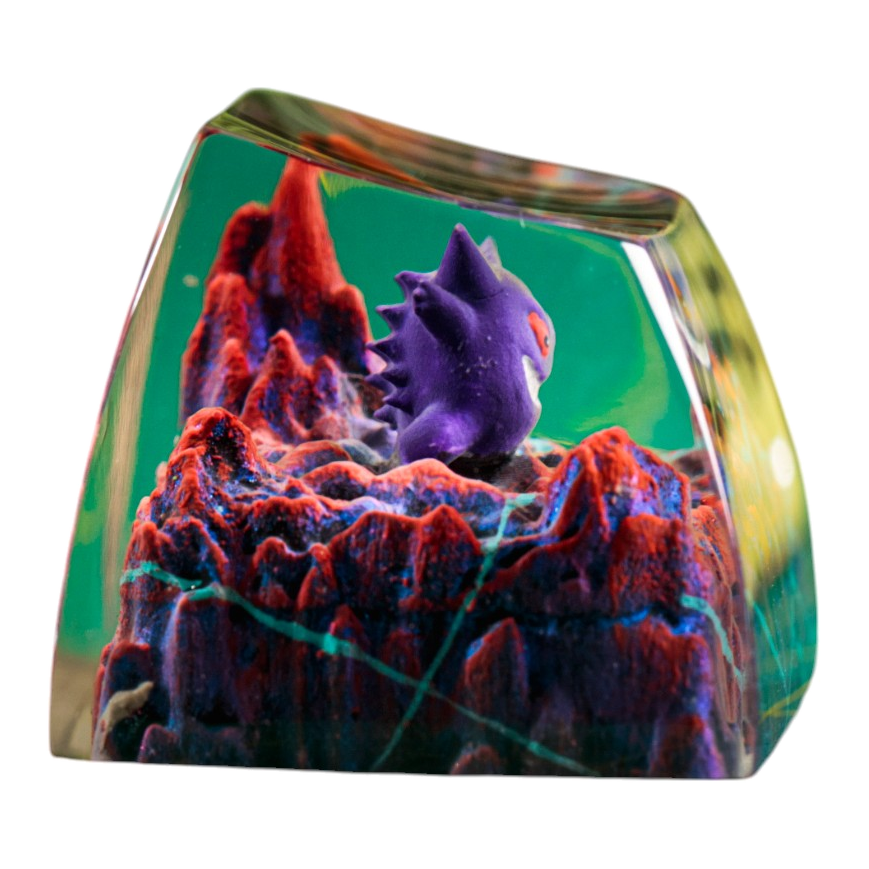 Gengar #2 resin artisan keycap