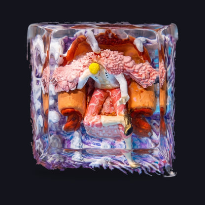 Doflamingo Resin Keycap — top view