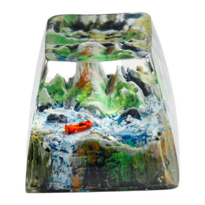 Ocean resin artisan keycap