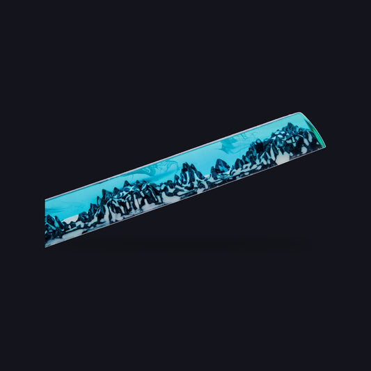 Snowscape #2 Resin Spacebar — studio square