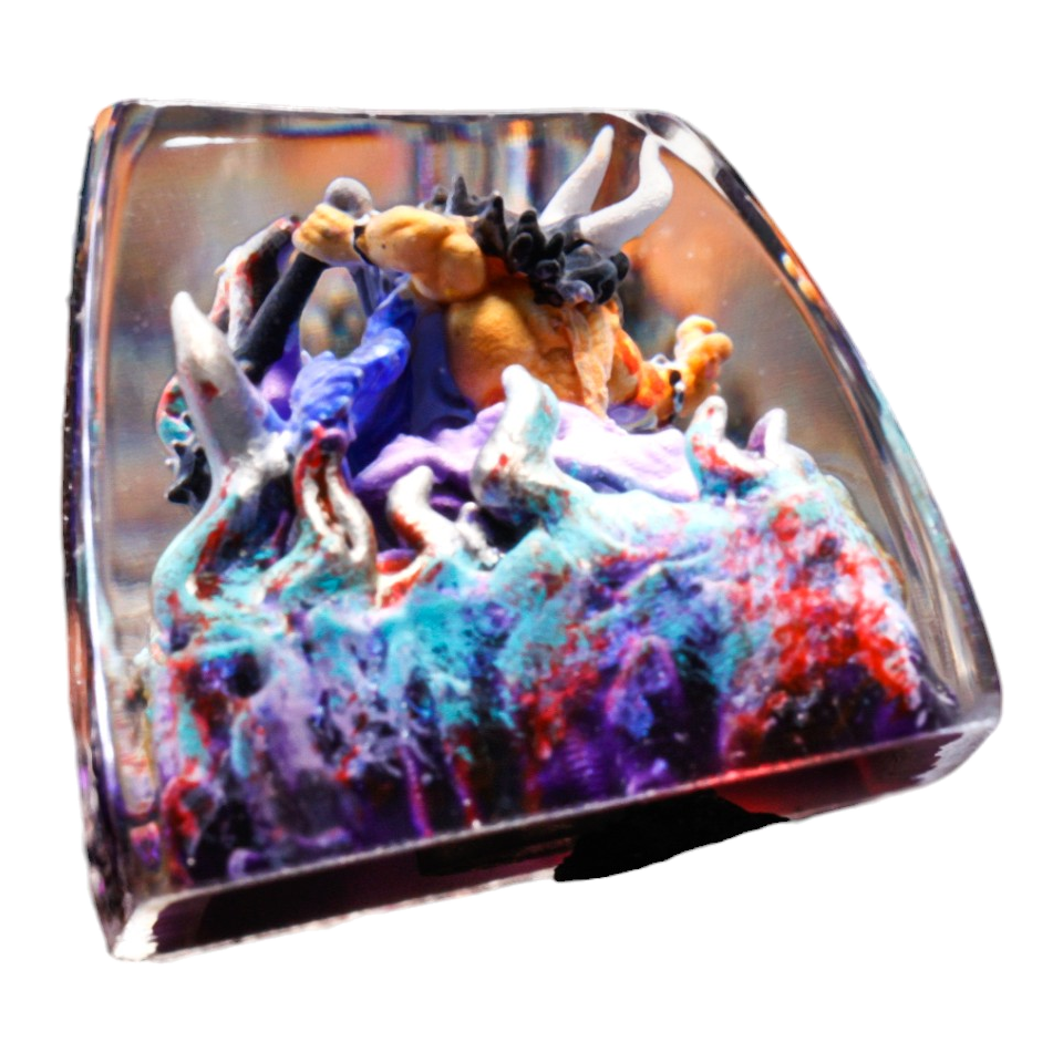 Kaido #2 resin artisan keycap