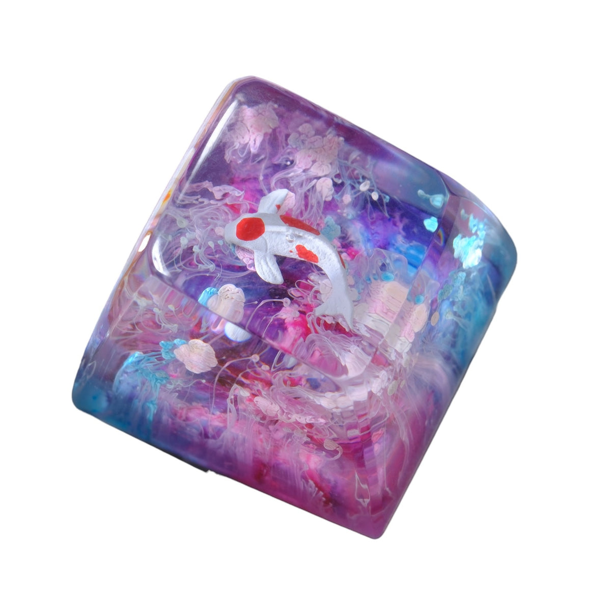 Koi Fish #4 resin artisan keycap