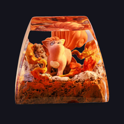 Vulpix Resin Keycap — studio square