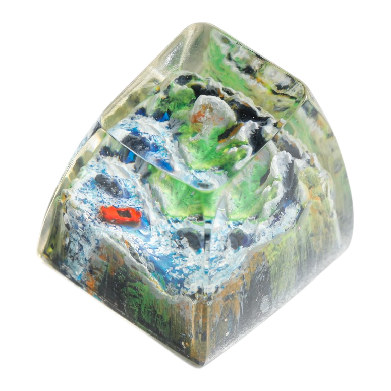 Ocean resin artisan keycap