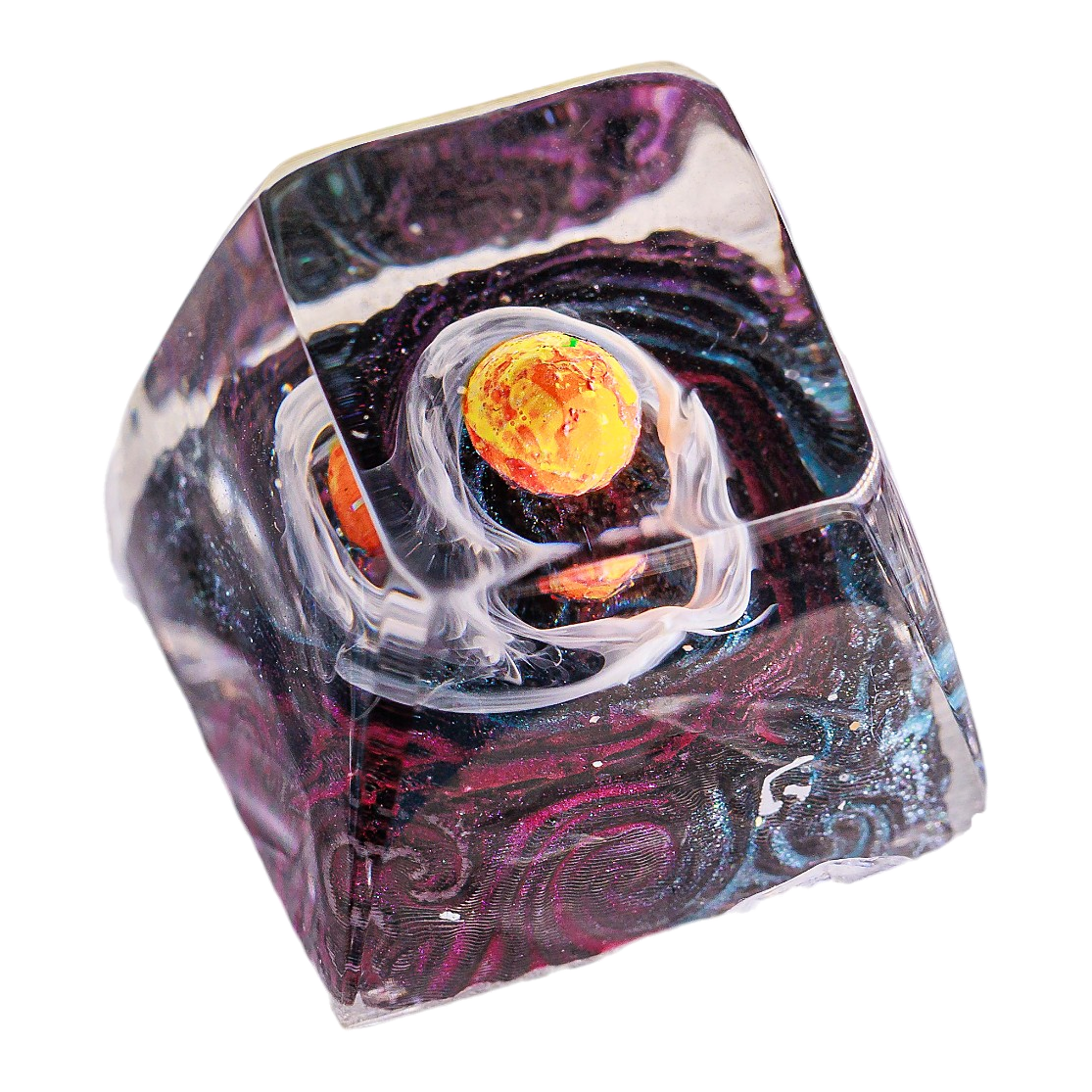 Galaxy #3 resin artisan keycap