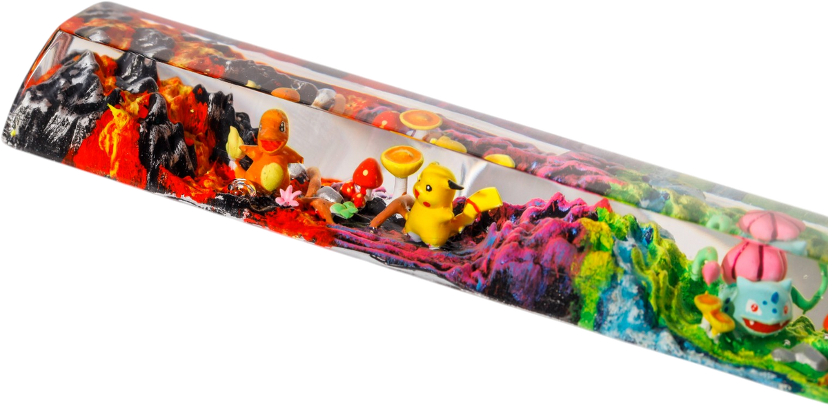 Charmander, Pikachu, Bulbasaur & Squirtle