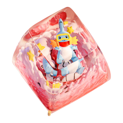 Mudkip resin artisan keycap