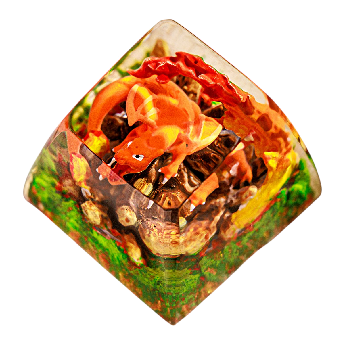 Charizard resin artisan keycap