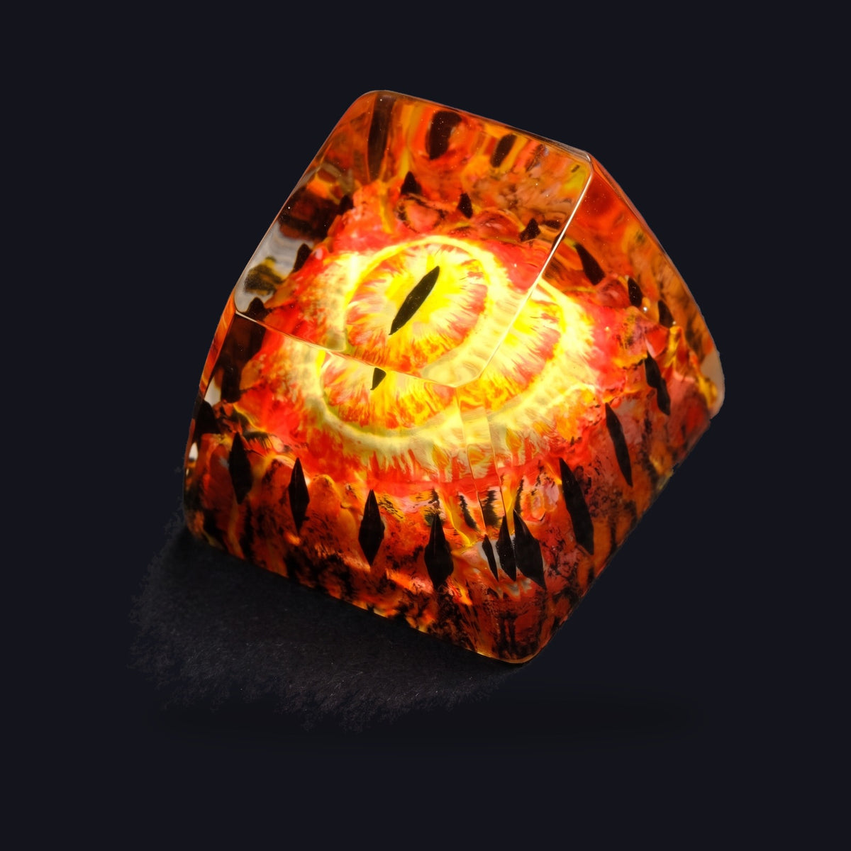 The Eye Resin Keycap — top view