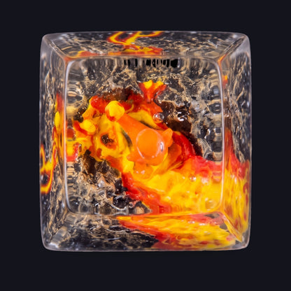 Charmander Resin Keycap — top view