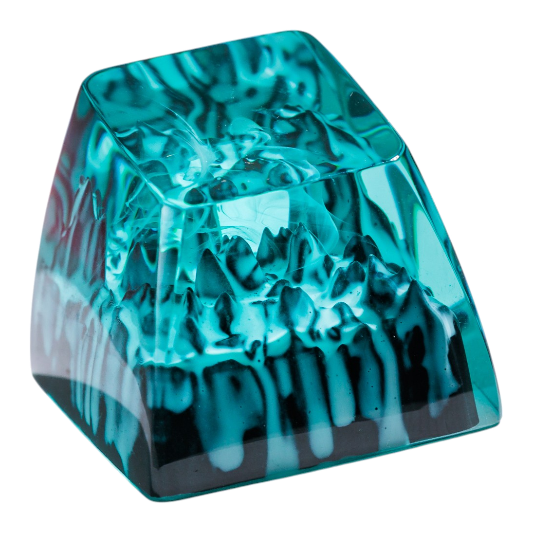 Snowscape resin artisan keycap
