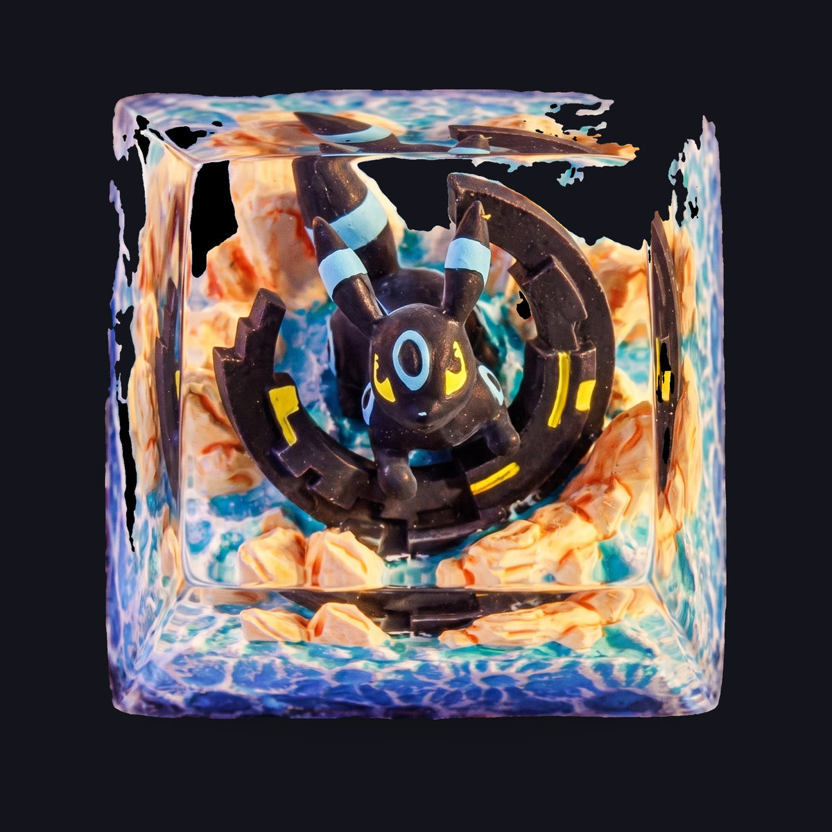 Umbreon #2 Resin Keycap — top view