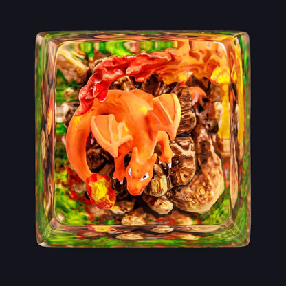 Charizard Resin Keycap — top view