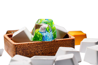 Swirlix resin artisan keycap