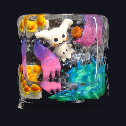 Mimikyu Resin Keycap — top view