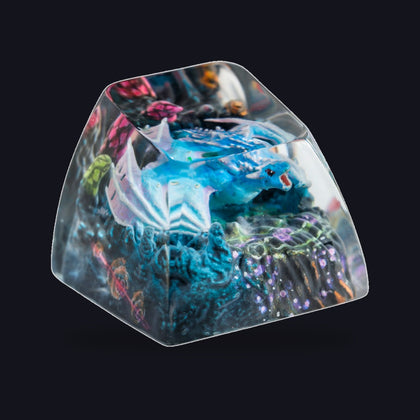 Blue Dragon Resin Keycap