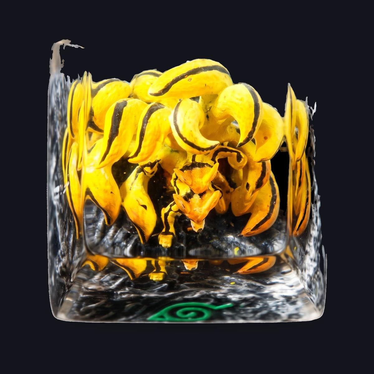 Nine-Tails Resin Keycap — top view
