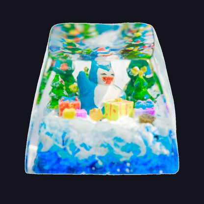Christmas Resin Keycap — studio square