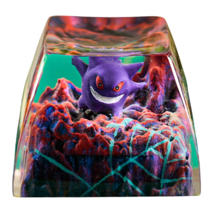 Gengar #2 resin artisan keycap