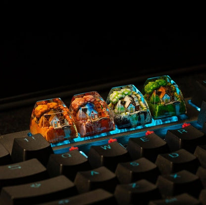 Dream House resin artisan keycap
