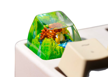Sandslash resin artisan keycap