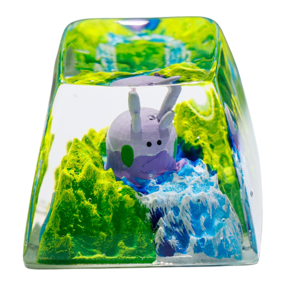 Goomy resin artisan keycap