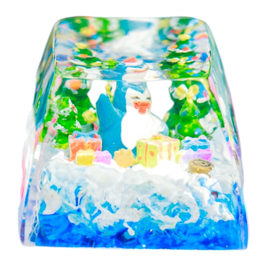 Christmas resin artisan keycap