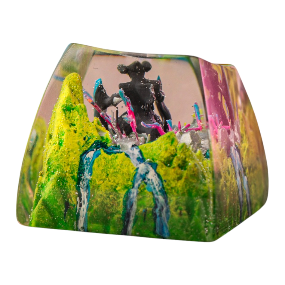 Garchomp resin artisan keycap
