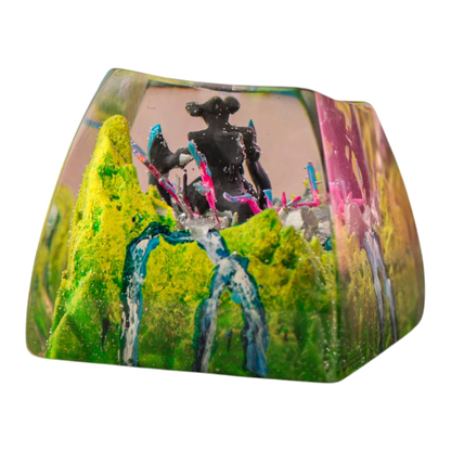 Garchomp resin artisan keycap