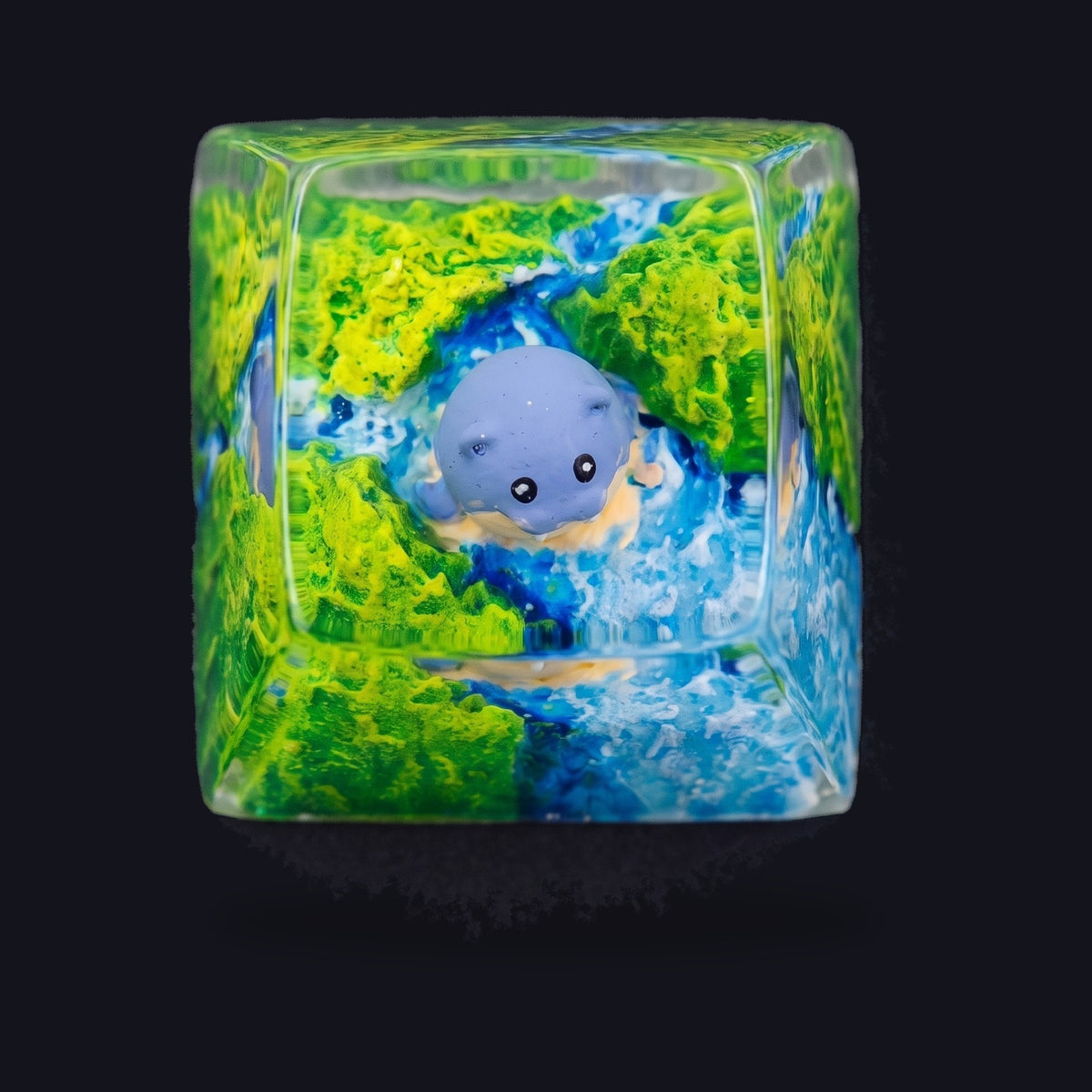 Seel Resin Keycap — top view