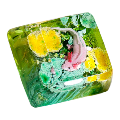 Sea Serpent #2 resin artisan keycap