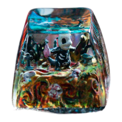Halloween #9 resin artisan keycap