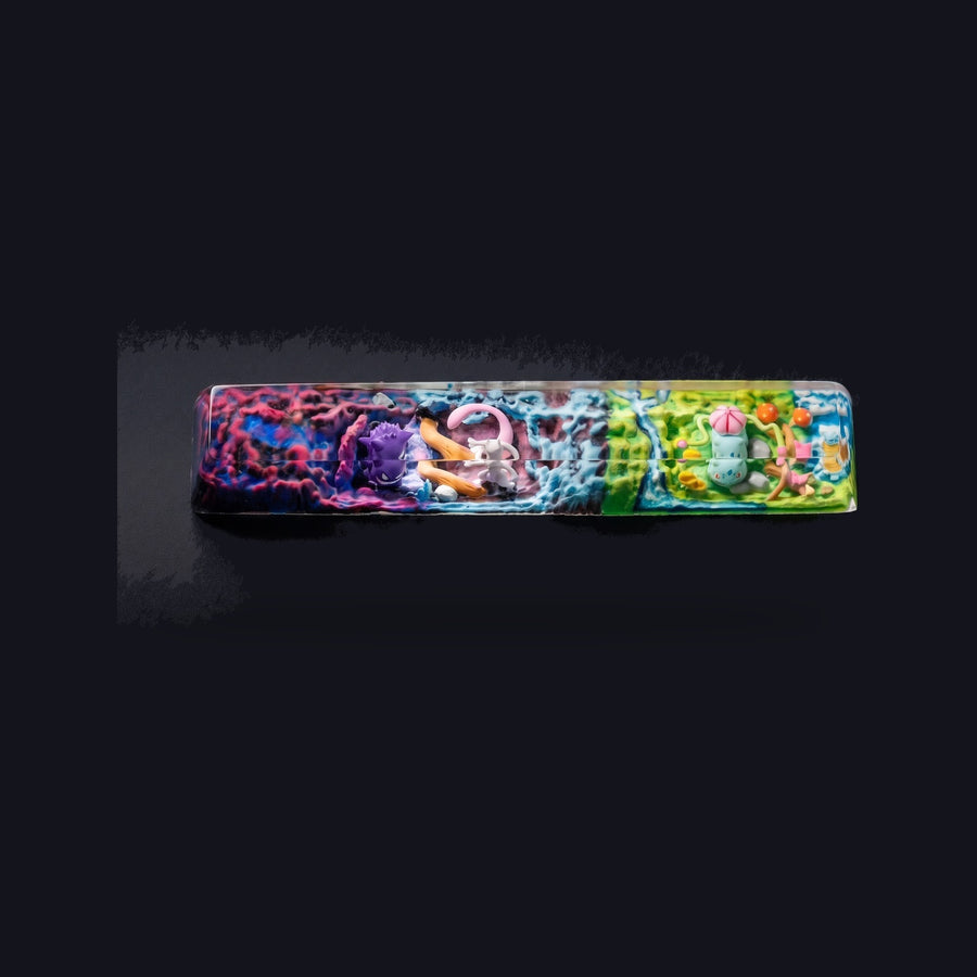 Gengar, Mewtwo, Bulbasaur & Gyarados Resin Spacebar