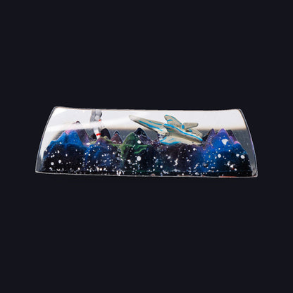 Astronaut #3 Resin 2.25u Keycap — studio square