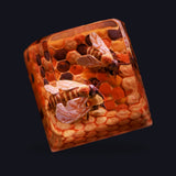 Honeybee Hive Resin Keycap