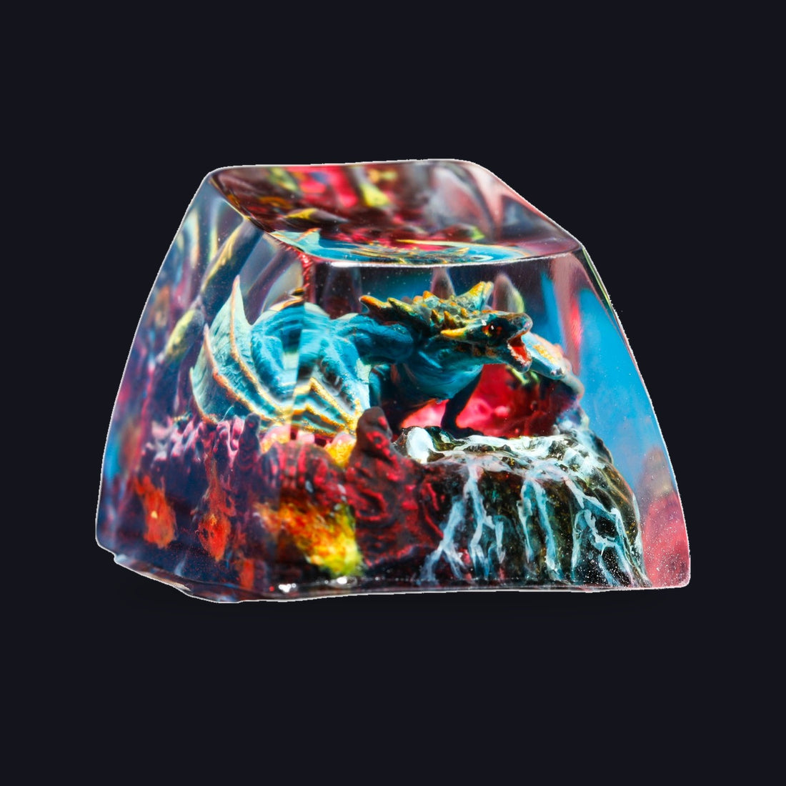 Blue Dragon #2 Resin Keycap