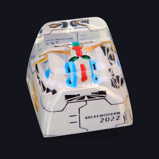 Gundam Resin Keycap — studio square