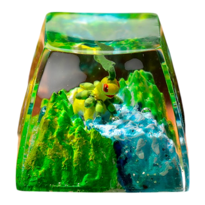 Bayleef resin artisan keycap