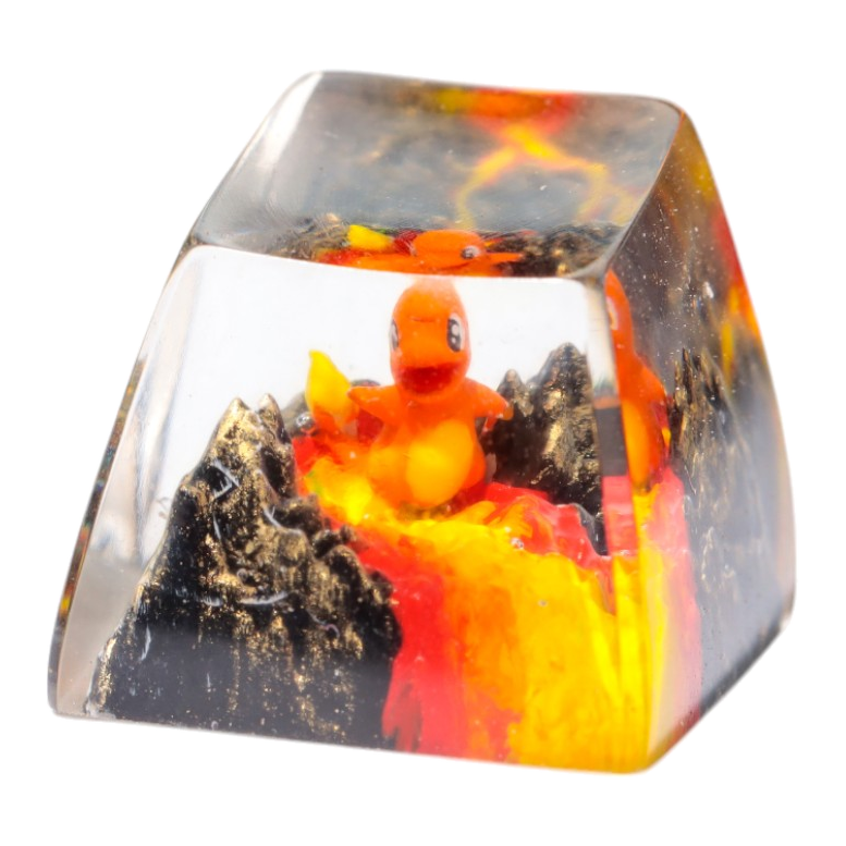 Charmander resin artisan keycap