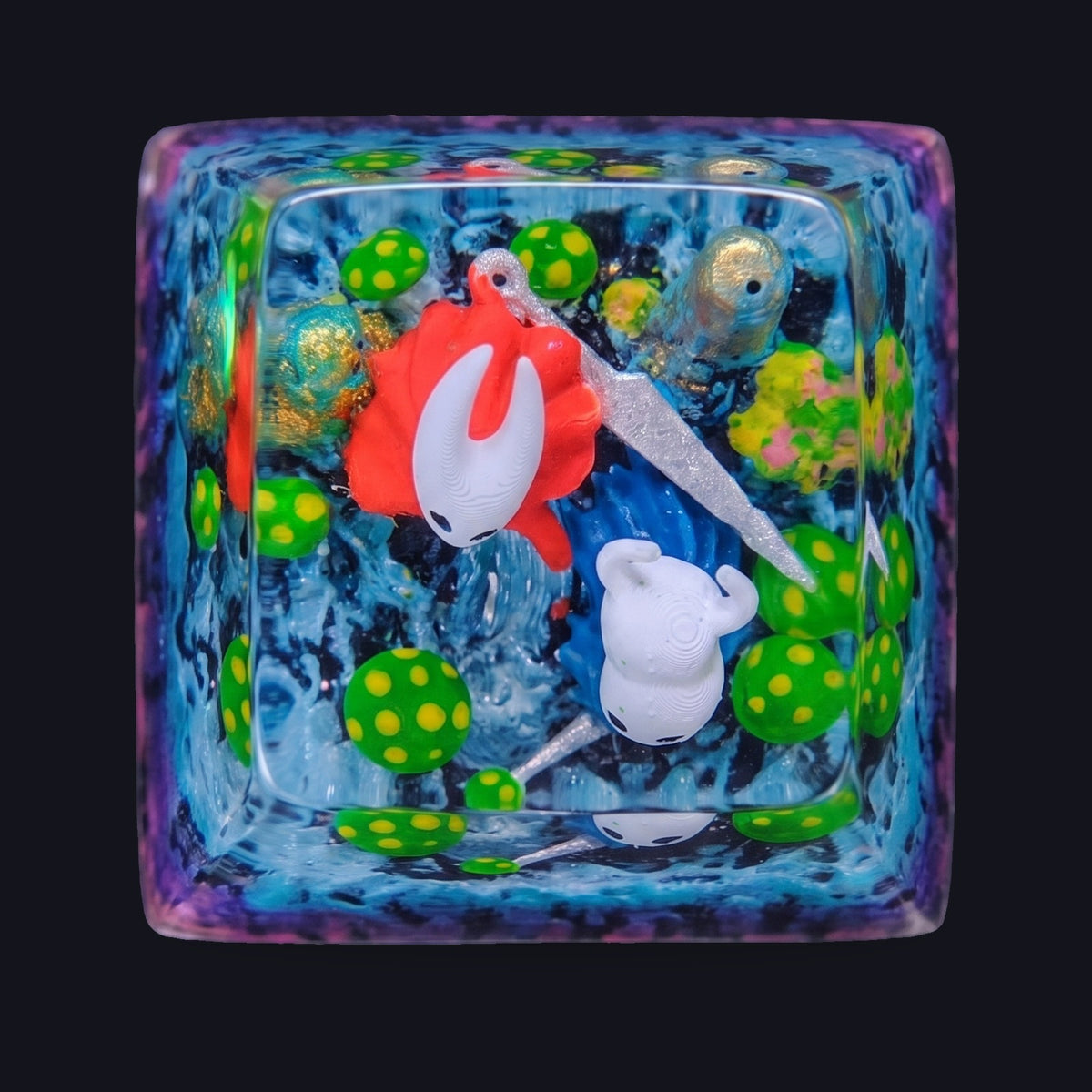Hollow Wanderer Resin Keycap — top view