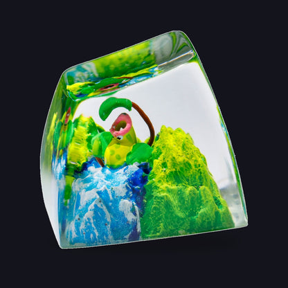 Victreebel Resin Keycap — studio square
