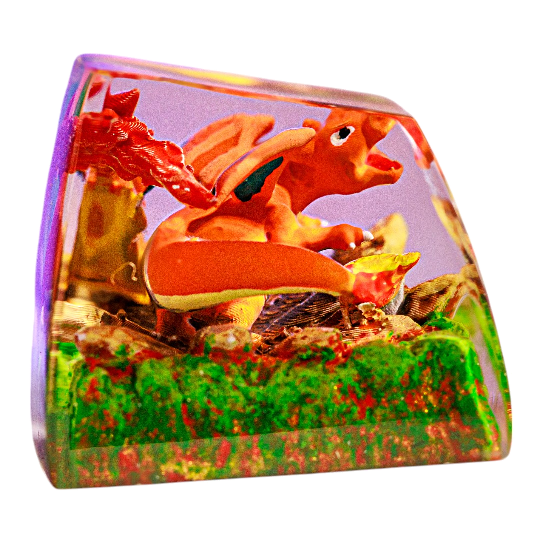 Charizard resin artisan keycap