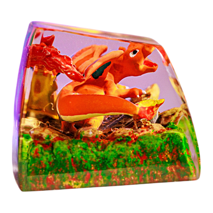 Charizard resin artisan keycap