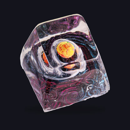 Galaxy #3 Resin Keycap — studio square